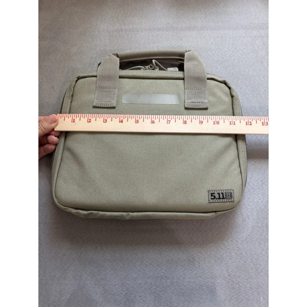5.11 Tactical Single Pistol Case 58724 Green Tundra Range Bag Water Resistant